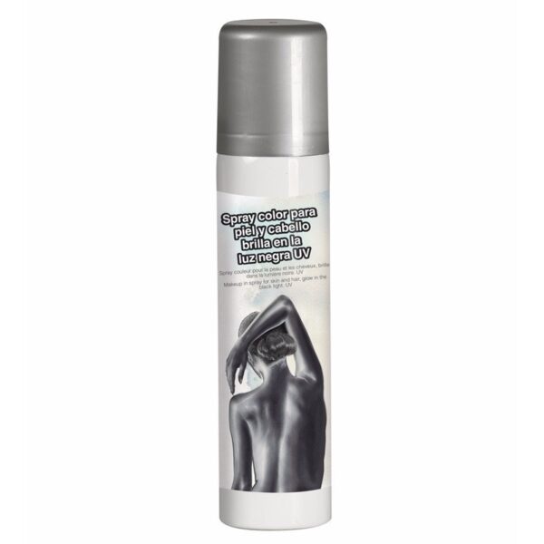 Bodypaint spray - Zilver - lichaam- en haarspray - Verf/schmink
