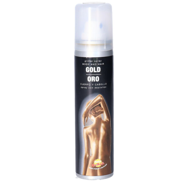 Bodypaint spray - Goud - lichaam- en haarspray - Verf/schmink