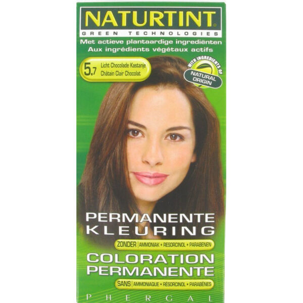 5.7 licht chocolade kastanje haarkleuring,160 ml
