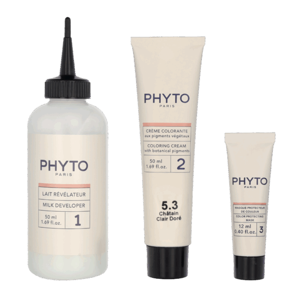 Phyto Phytocolor Permanent Color 5.3 Châtain Clair Doré Haarverf 112 ml