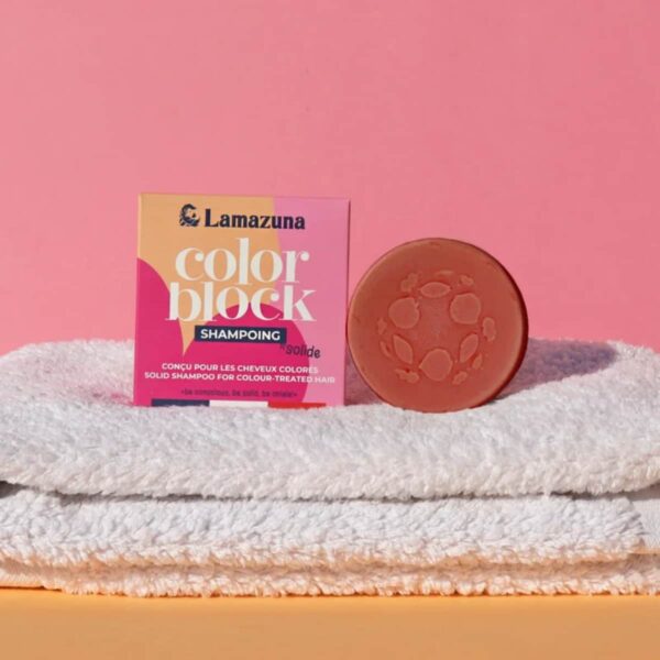 Lamazuna Color Block Shampoo Bar voor gekleurd haar