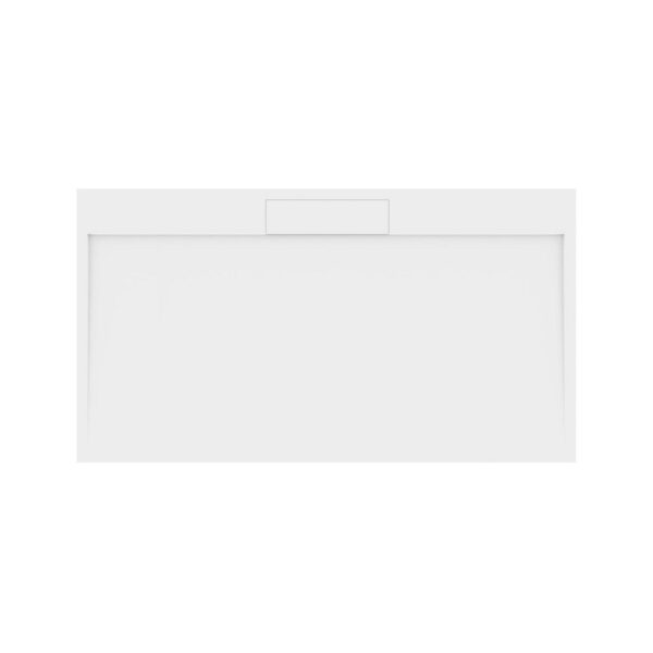 Douchebak Marmer Sapho Irena 160x90x3.5 cm Rechthoek Wit Sapho