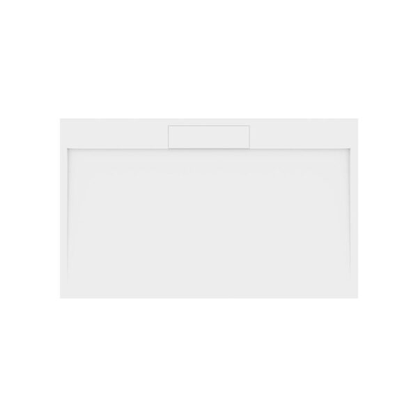 Douchebak Marmer Sapho Irena 130x80x3.5 cm Rechthoek Wit Sapho