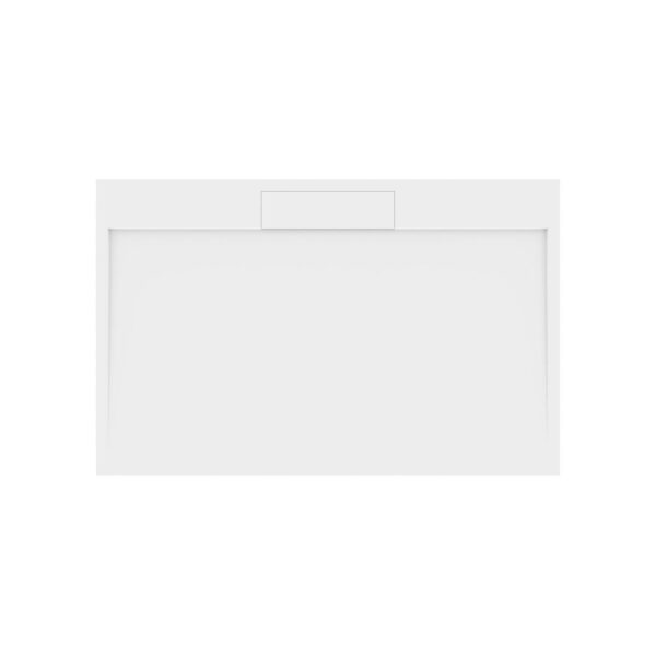 Douchebak Marmer Sapho Irena 140x90x3.5 cm Rechthoek Wit Sapho