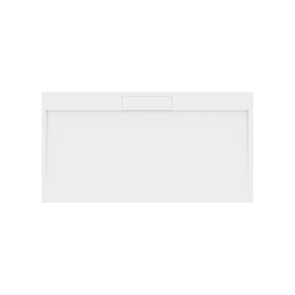 Douchebak Marmer Sapho Irena 150x80x3.5 cm Rechthoek Wit Sapho