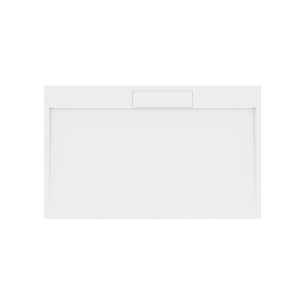 Douchebak Marmer Sapho Irena 160x100x3.5 cm Rechthoek Wit Sapho