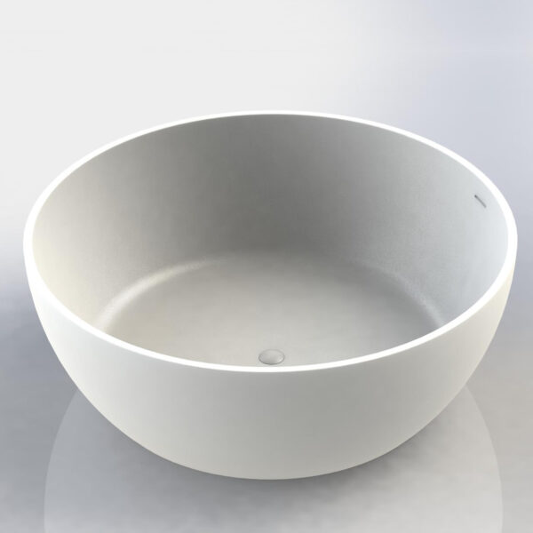 Vrijstaand Ligbad Arcqua Cusco Rond 153 cm Glans Wit Arcqua