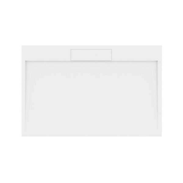 Douchebak Gegoten Marmer Sapho Irena 120x80x3.5 cm Rechthoek Wit