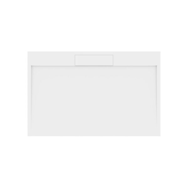 Douchebak Gegoten Marmer Sapho Irena 140x90x3.5 cm Rechthoek Wit