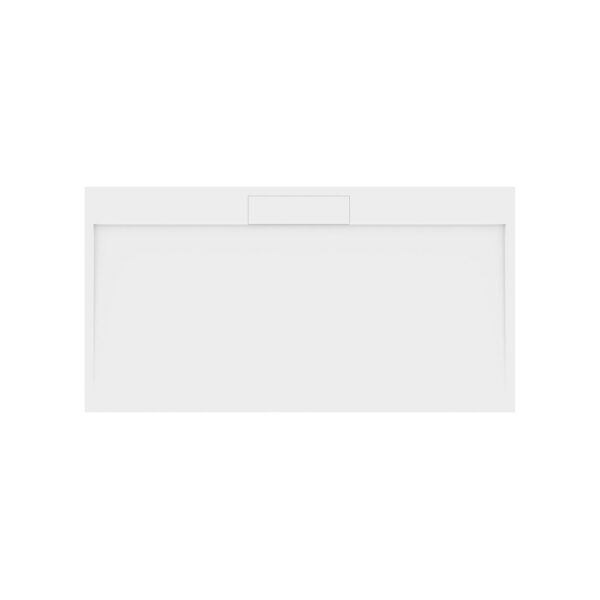 Douchebak Gegoten Marmer Sapho Irena 150x80x3.5 cm Rechthoek Wit