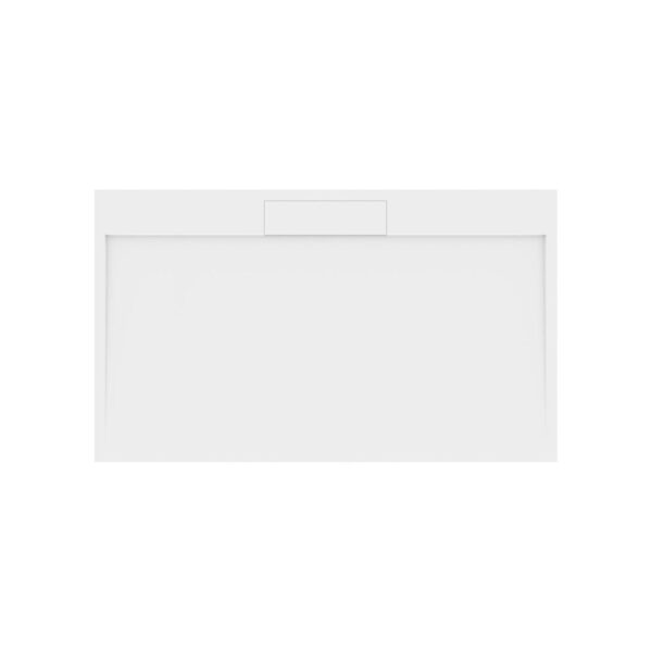 Douchebak Gegoten Marmer Sapho Irena 150x90x3.5 cm Rechthoek Wit