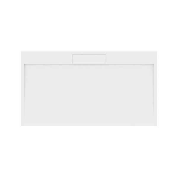Douchebak Gegoten Marmer Sapho Irena 160x90x3.5 cm Rechthoek Wit