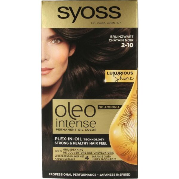 Syoss Color Oleo Intense 2-10 bruinzwart haarverf